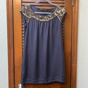 Monsoon London sequin embellished tunic dress size S